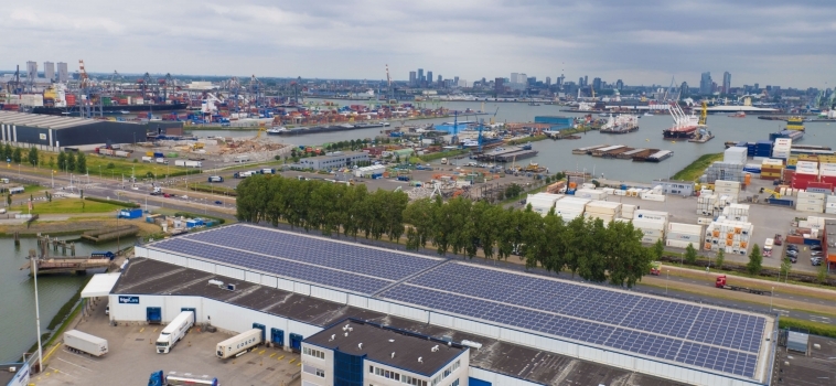 Samskip, frigoCare and Zon Exploitatie Nederland to launch the largest solar panel system in Rotterdam